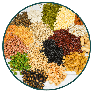 الخضروات المجففة والمكونات الغذائية